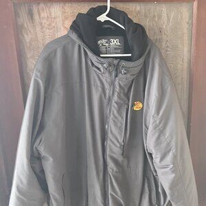 Bass Pro Shops weatherproof mens lined zip-front jacket sz 3XL